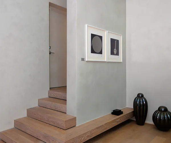 Top-ciment cementgebonden wandafwerking — Emmeloord