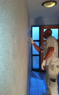 Sierpleister aangebracht in nieuwbouwwoning — Noordoostpolder